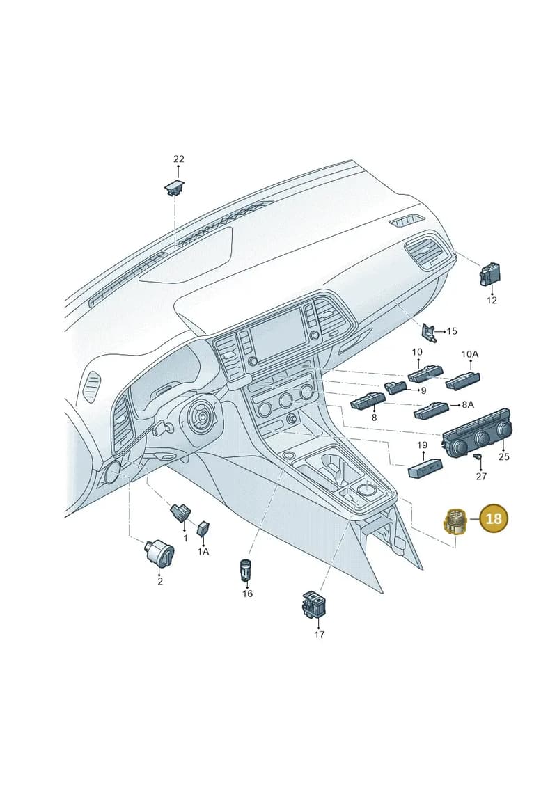 575927531CIRZ — SEAT Ateca (2016-) diagram 893941500, position 18