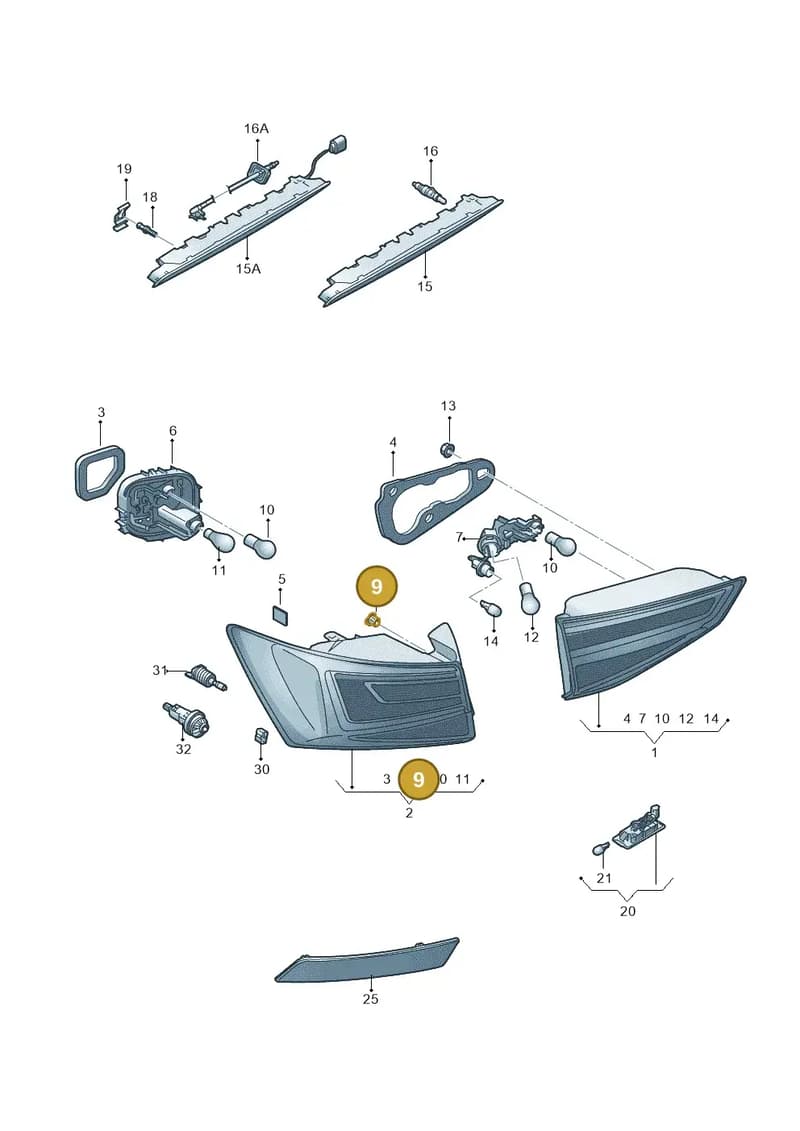 575945167 — SEAT Ateca (2016-) diagram 893945000, position 9