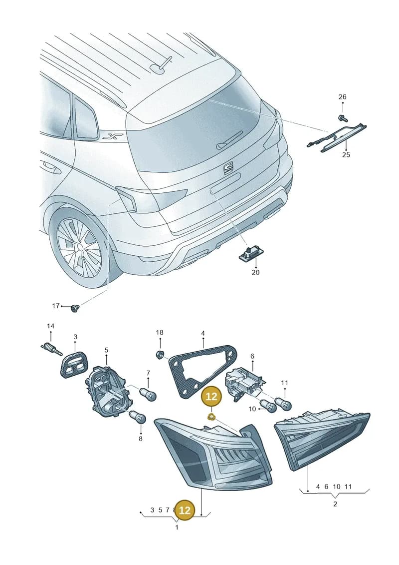 575945167 — SEAT Arona (2017-) diagram 471945100, position 12