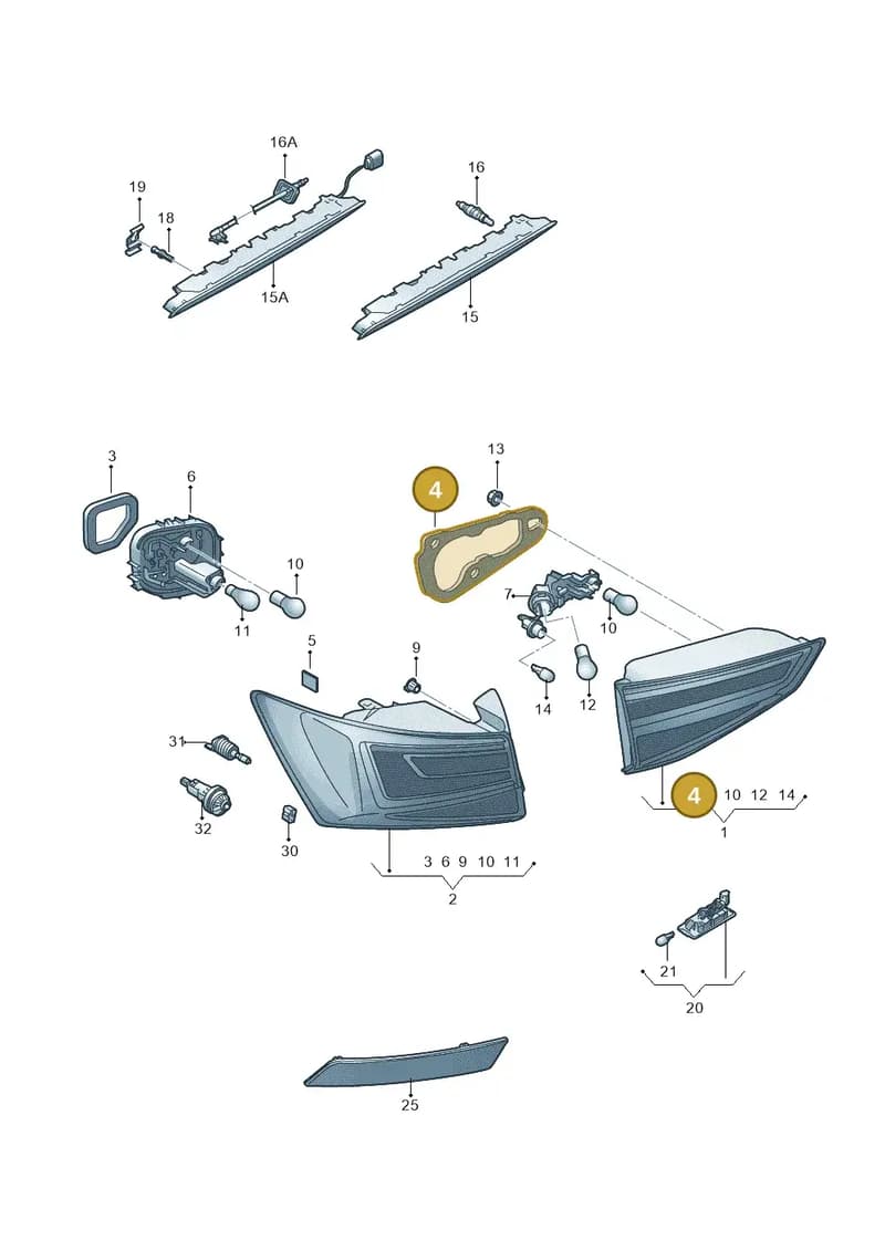 575945197 — SEAT Ateca (2016-) diagram 893945000, position 4