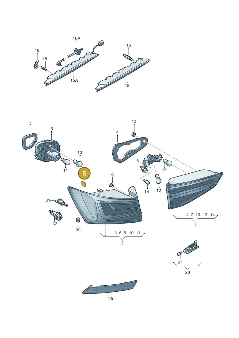 575945205 — SEAT Ateca (2016-) diagram 893945000, position 5