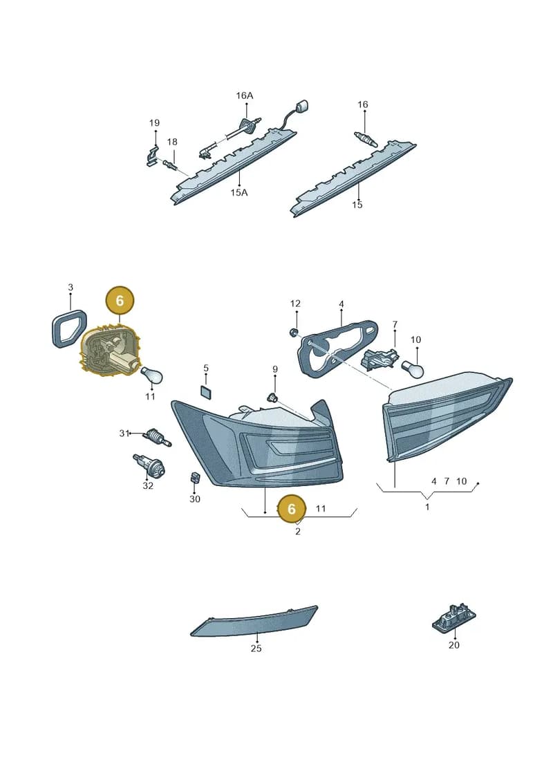 575945257 — SEAT Ateca (2016-) diagram 893945100, position 6