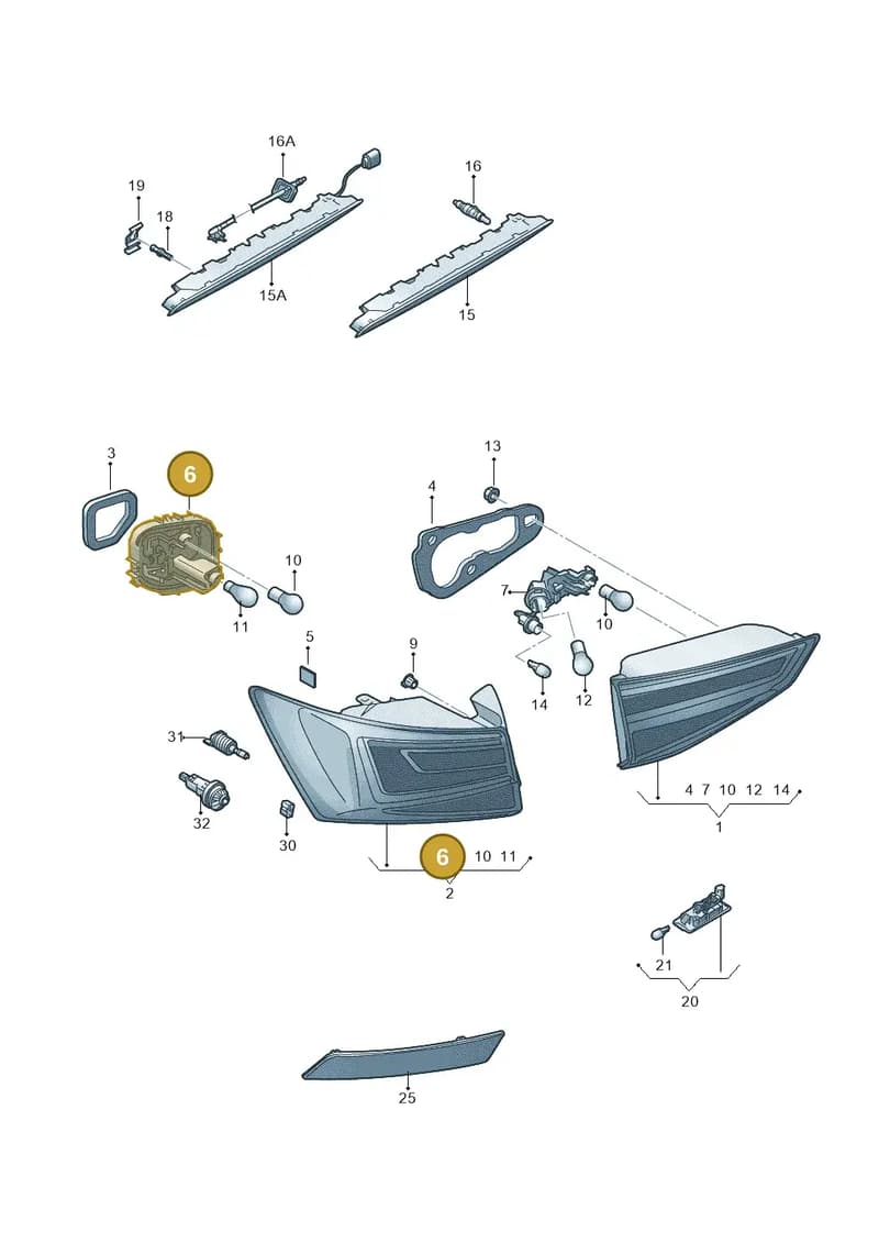 575945257 — SEAT Ateca (2016-) diagram 893945000, position 6