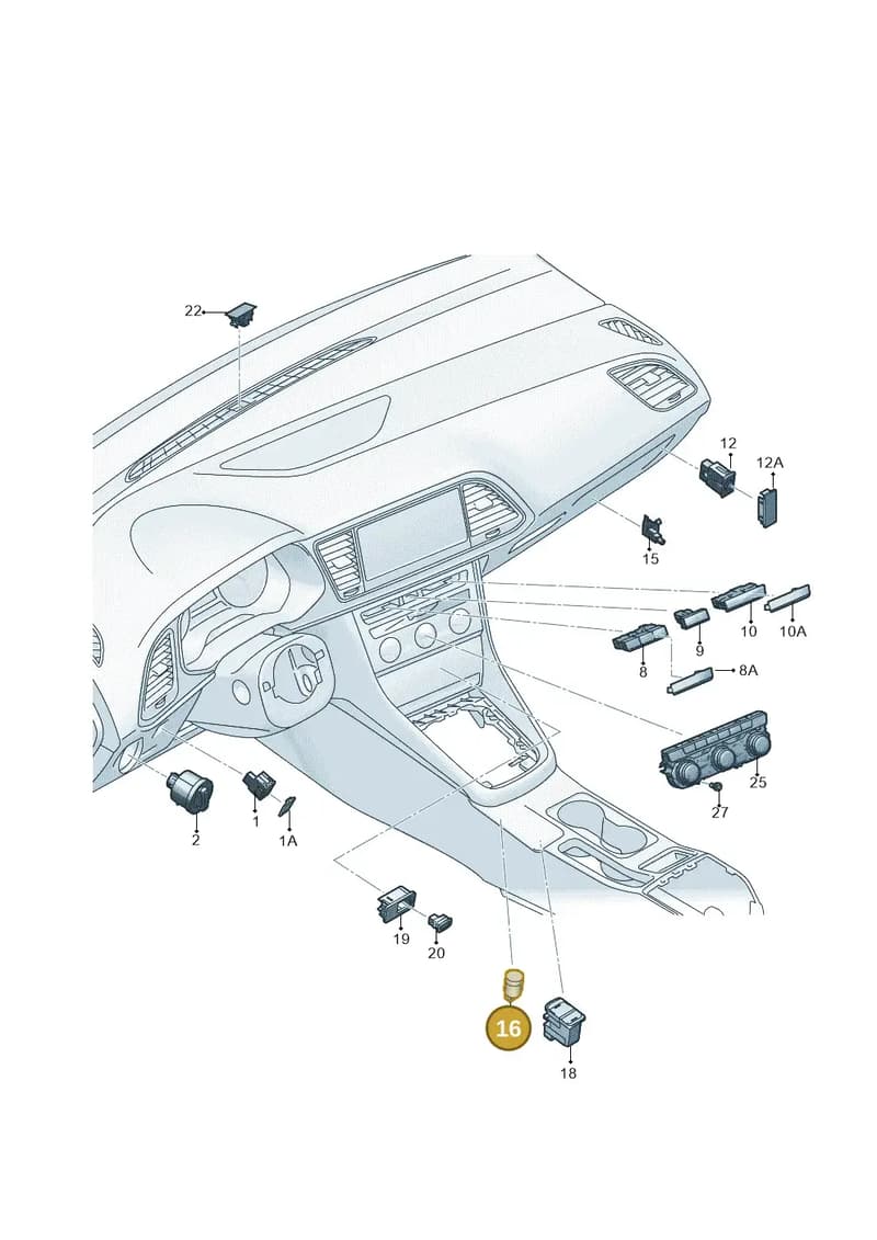 575959839AWHS — SEAT Leon ST (2016-2020) diagram 830941500, position 16