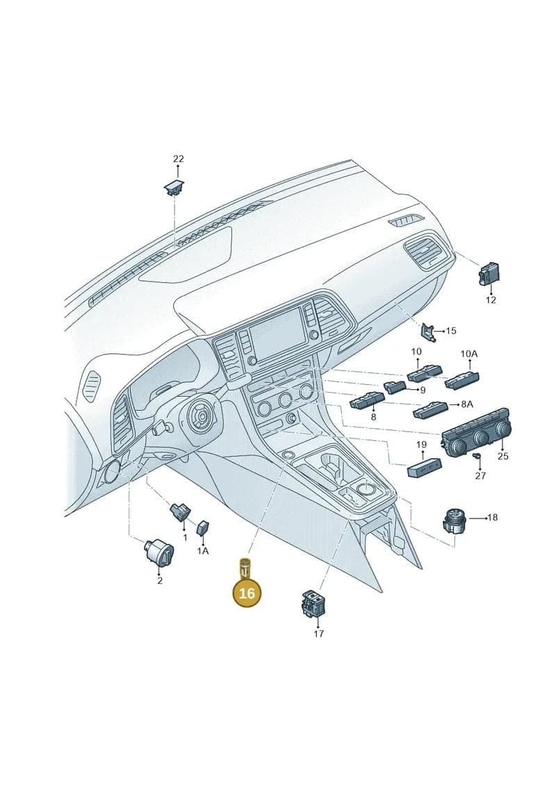 575959839AWHS — SEAT Ateca (2016-) diagram 893941500, position 16