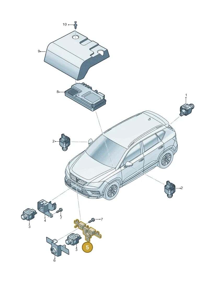 575980803C — SEAT Ateca (2016-) diagram 893907021, position 5