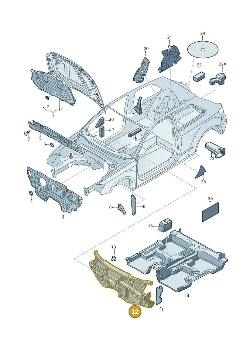 576863935B — SEAT Ateca (2016-) diagram 745863200, position 12