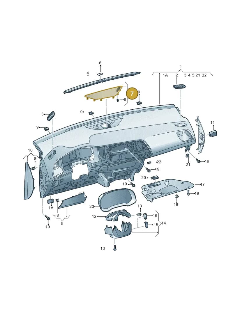 5778572091QB — SEAT Ateca (2016-) diagram 893857100, position 7