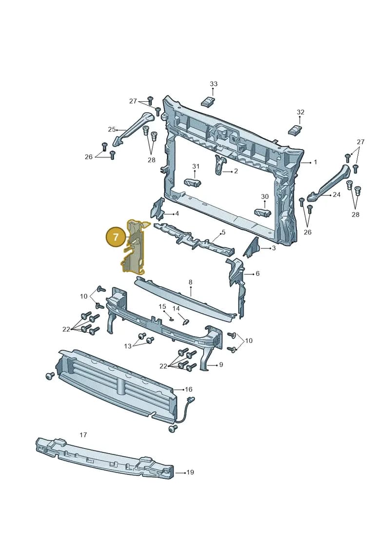 57A121284G — Skoda Karoq (2017-2023) diagram 834805000, position 7