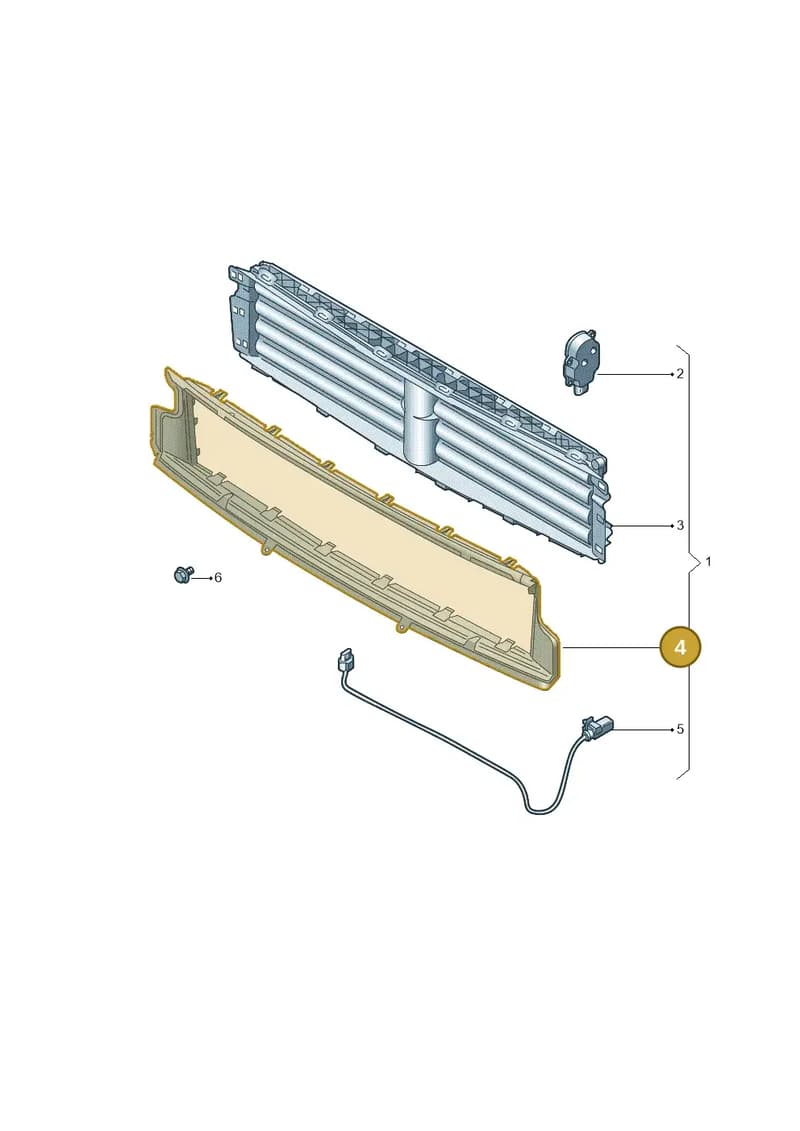57A122327B — Skoda Karoq (2017-2023) diagram 834805016, position 4