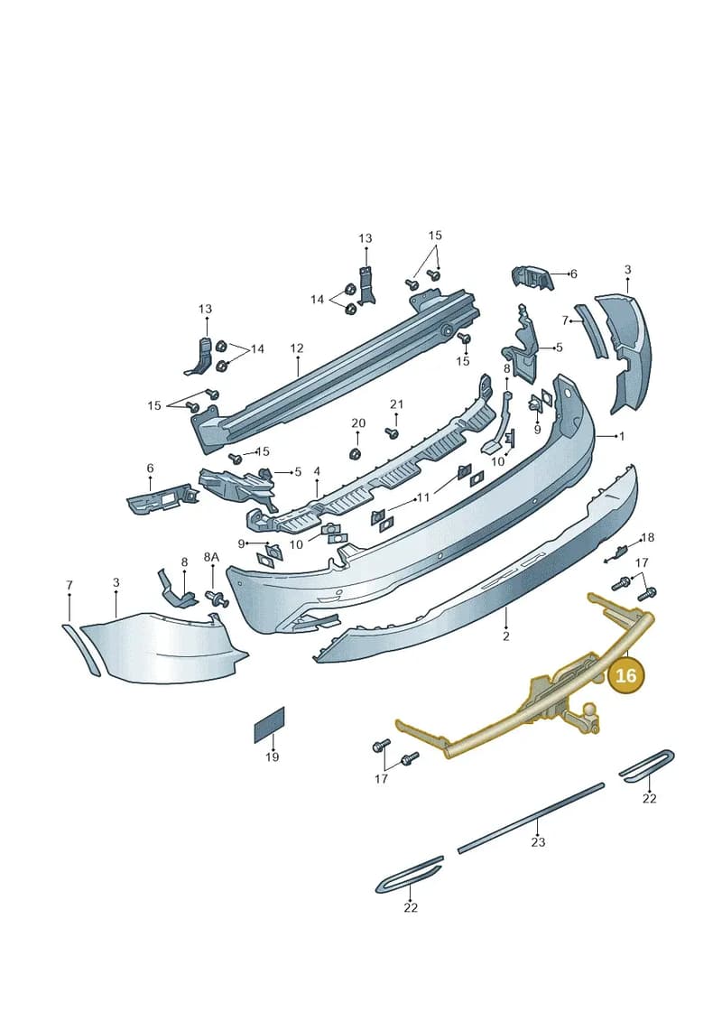 57A803880F — Skoda Karoq (2017-2023) diagram 834807050, position 16