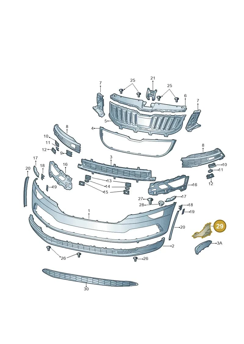57A807812 — Skoda Karoq (2017-2023) diagram 834807000, position 29