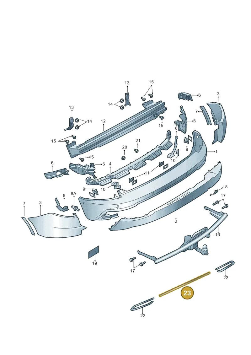 57A8078232ZZ — Skoda Karoq (2017-2023) diagram 834807050, position 23