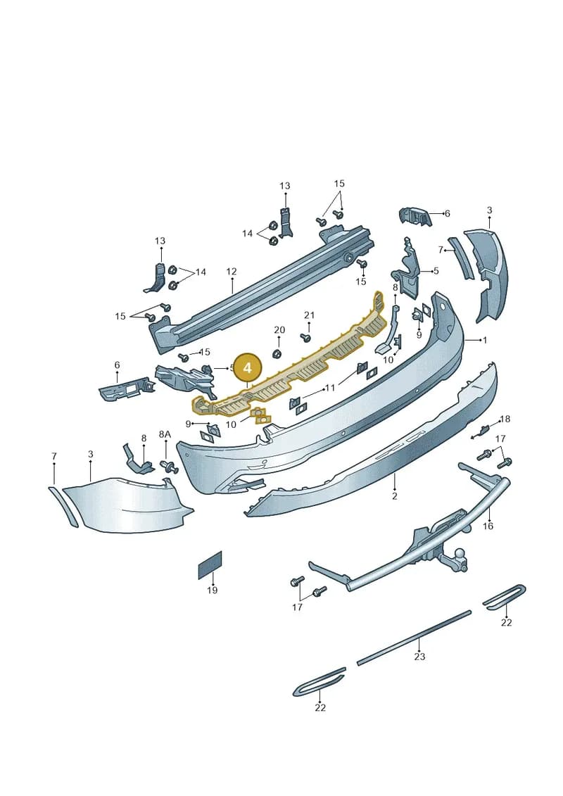 57A807863A — Skoda Karoq (2017-2023) diagram 834807050, position 4
