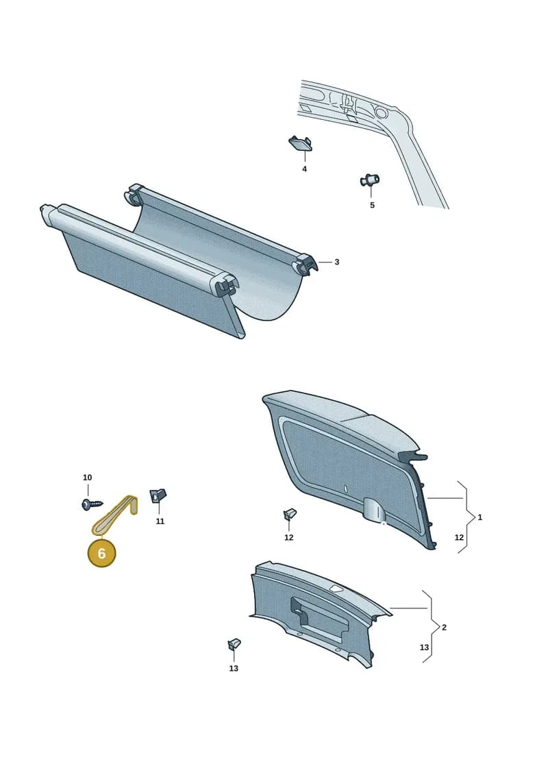 57A827895A9B9 — Skoda Fabia (2021-2022) diagram 6vn867090, position 6