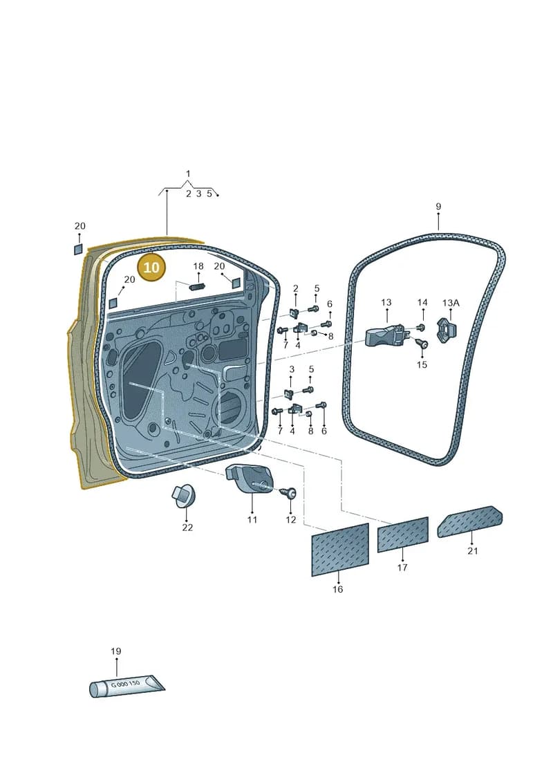 57A837912B5AP — Skoda Karoq (2017-2023) diagram 834831000, position 10