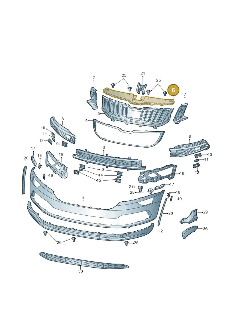 57A853343B9B9 — Skoda Karoq (2017-2023) diagram 834807000, position 6