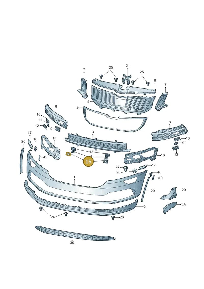 57A853665D9B9 — Skoda Karoq (2017-2023) diagram 834807000, position 15