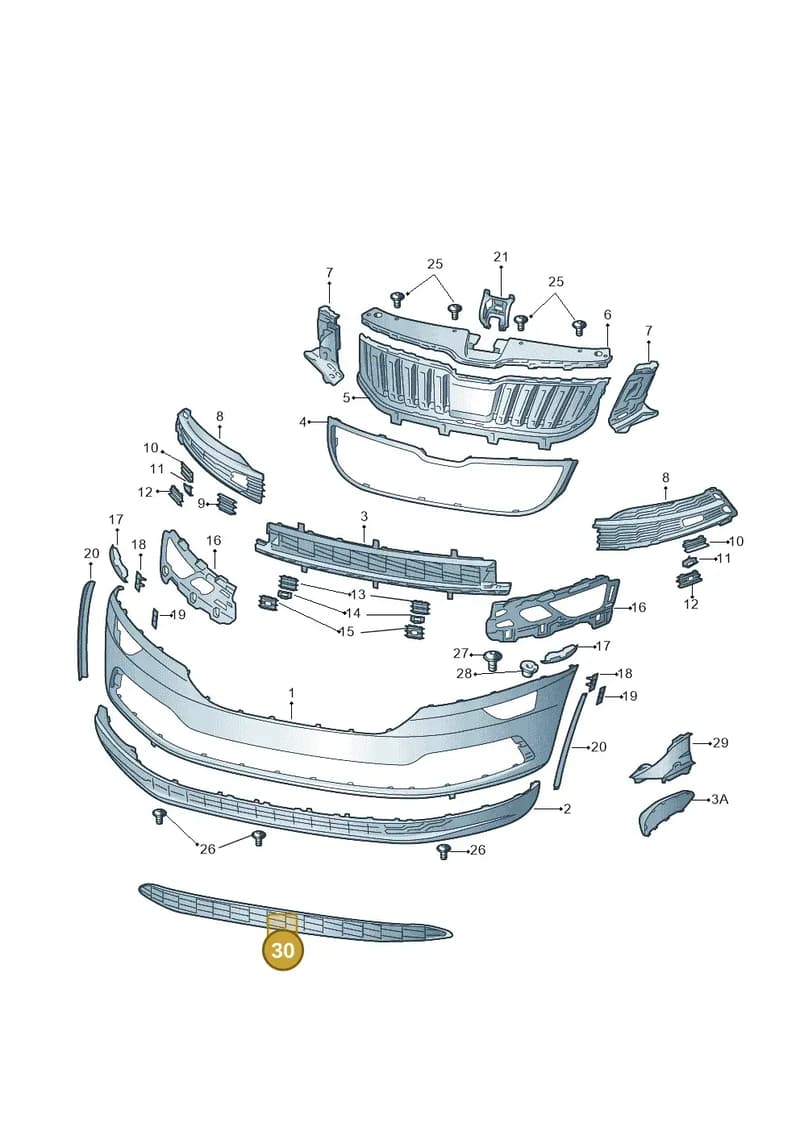 57A853677B9B9 — Skoda Karoq (2017-2023) diagram 834807000, position 30
