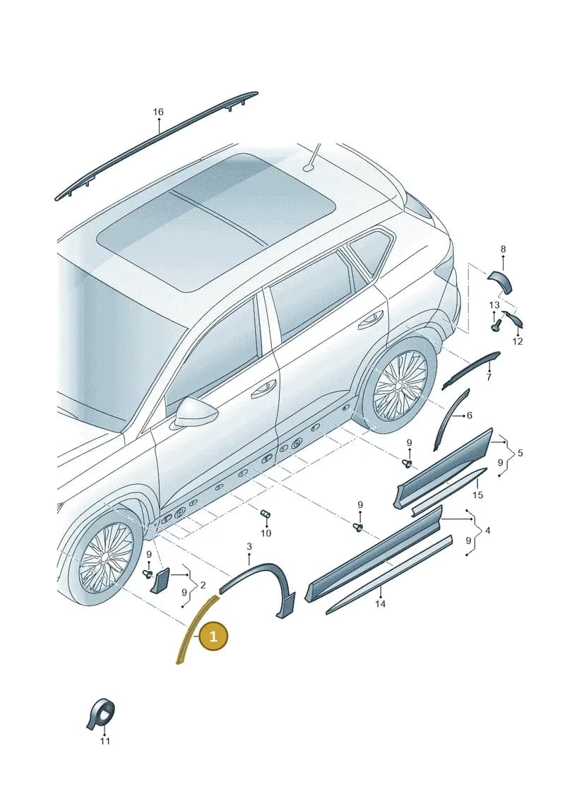 57A854827A9B9 — Skoda Karoq (2017-2023) diagram 834853030, position 1