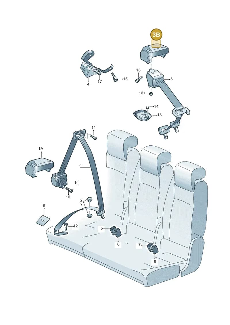 57A857865B — Skoda Karoq (2017-2023) diagram 834857750, position 3B