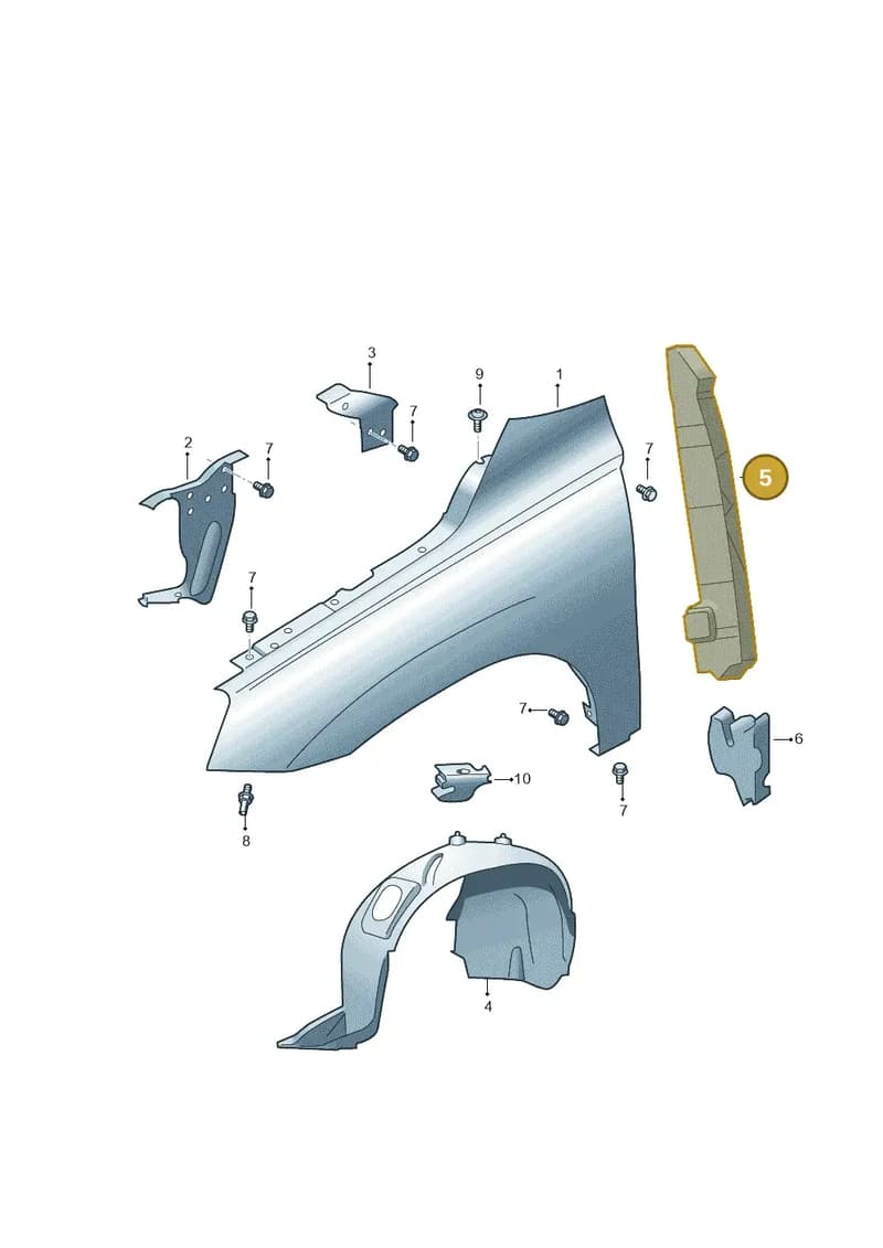 57A864235 — Skoda Karoq (2017-2023) diagram 834821000, position 5