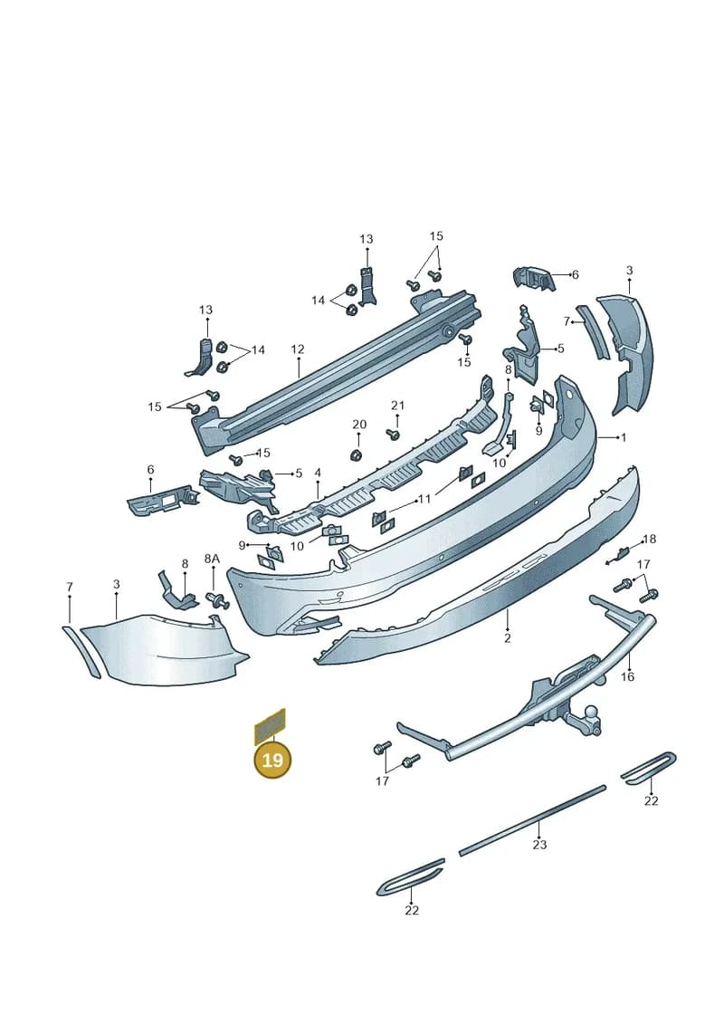 57A864733A — Skoda Karoq (2017-2023) diagram 834807050, position 19