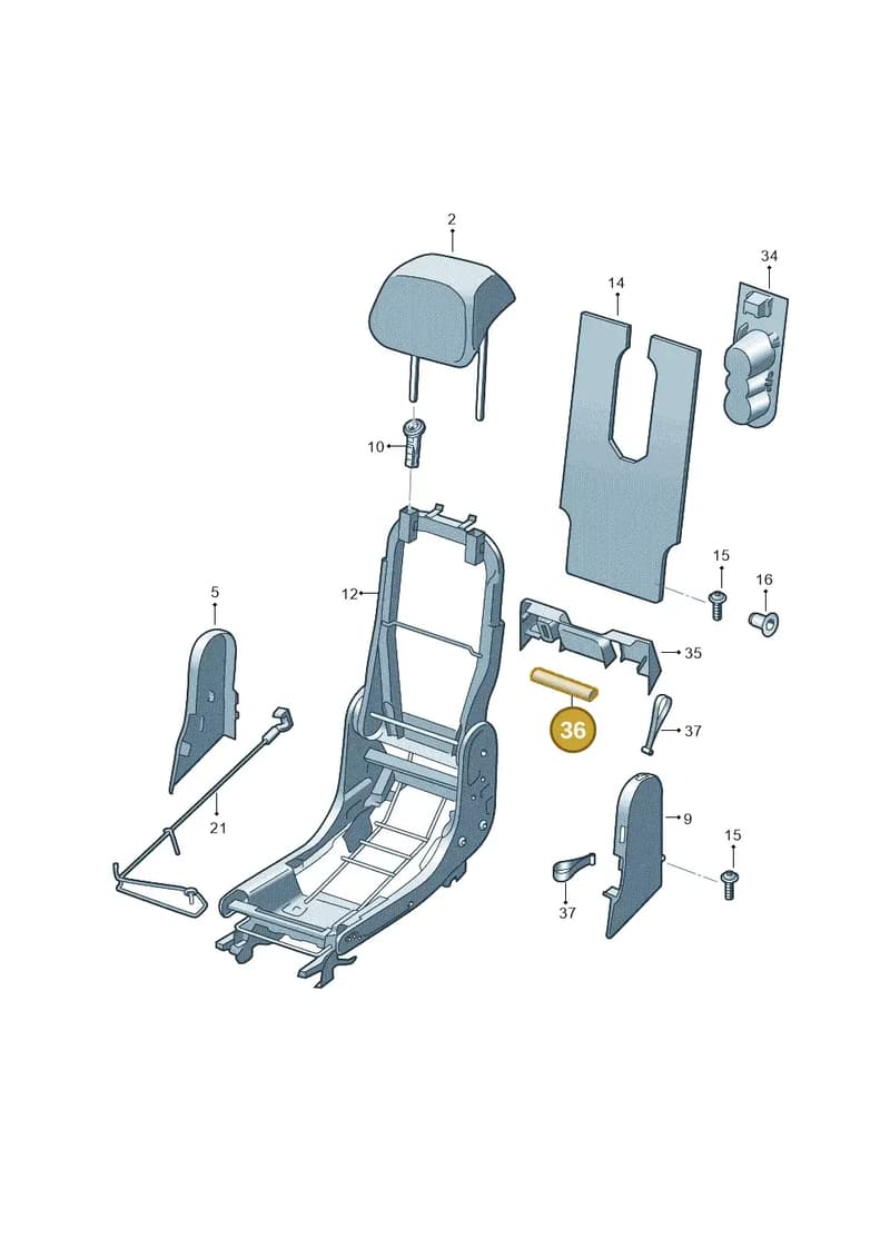 57A8856549B9 — Skoda Karoq (2017-2023) diagram 834000320, position 36