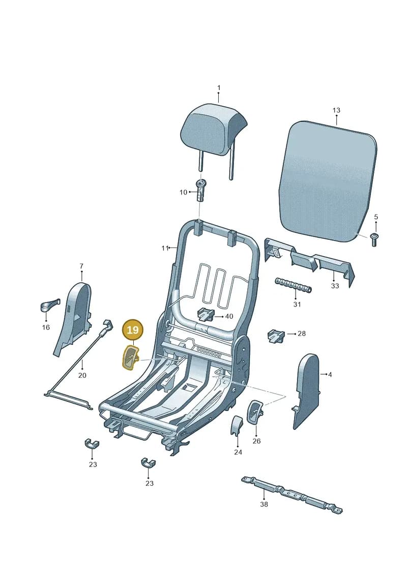 57A8872349B9 — Skoda Karoq (2017-2023) diagram 834000090, position 19