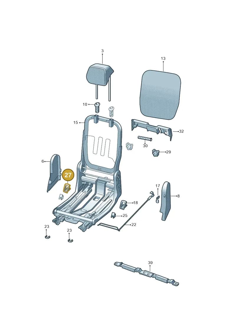 57A8872359B9 — Skoda Karoq (2017-2023) diagram 834000040, position 27