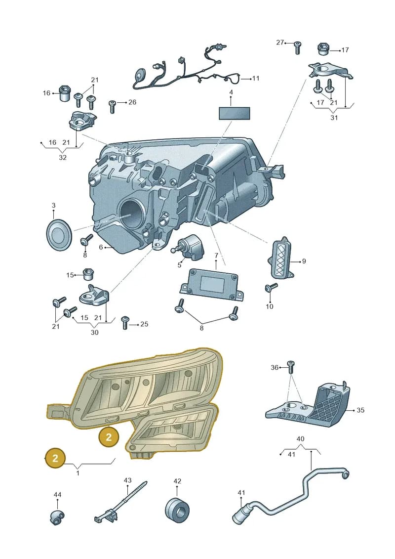 57B941018B — Skoda Karoq (2017-2023) diagram 834941200, position 2