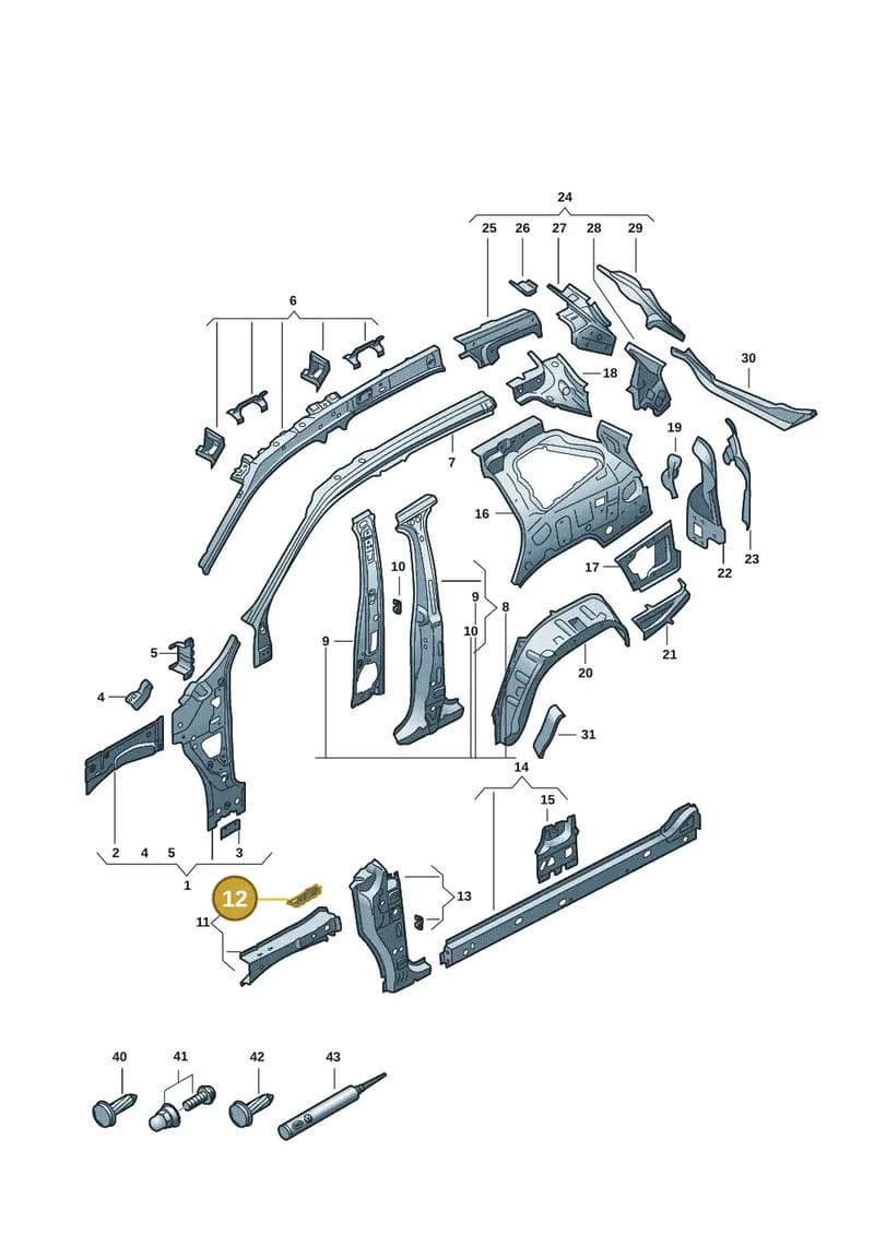 57H806166 — Skoda Kodiaq (2024-2024) diagram 57h809000, position 12