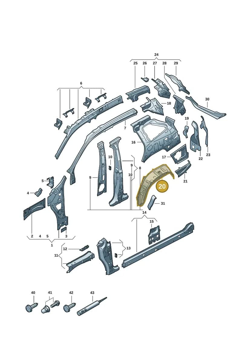 57H809412A — Skoda Kodiaq (2024-2024) diagram 57h809000, position 20