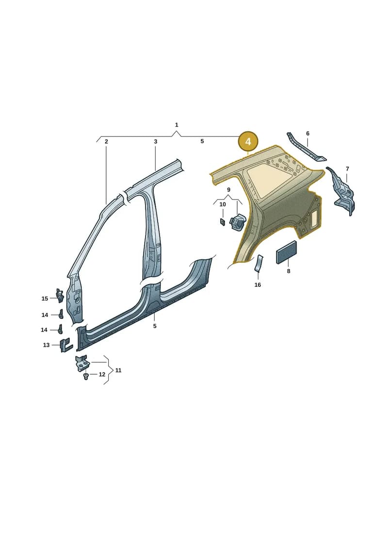57H809601C — Skoda Kodiaq (2024-2024) diagram 57h809050, position 4