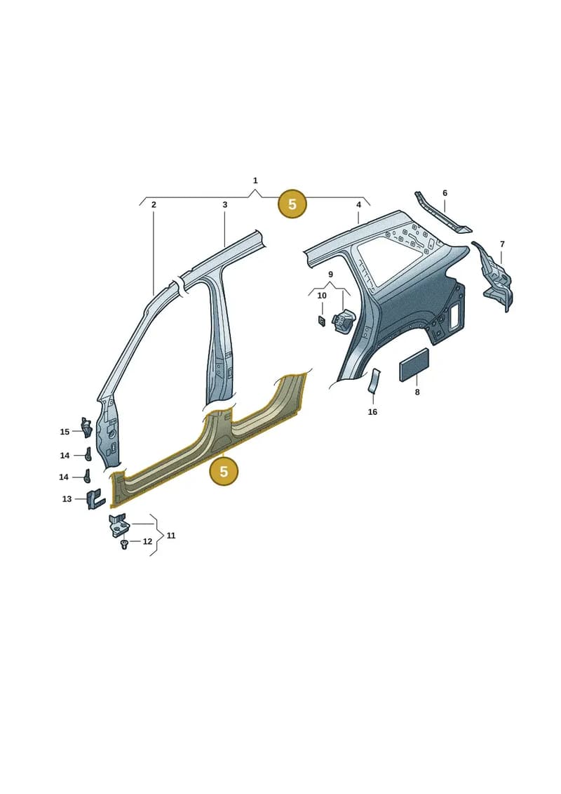 57H809602D — Skoda Kodiaq (2024-2024) diagram 57h809050, position 5