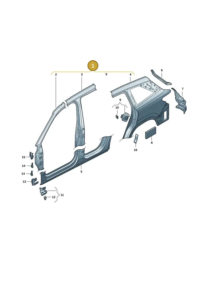 57H809605A — Skoda Kodiaq (2024-2024) diagram 57h809050, position 1