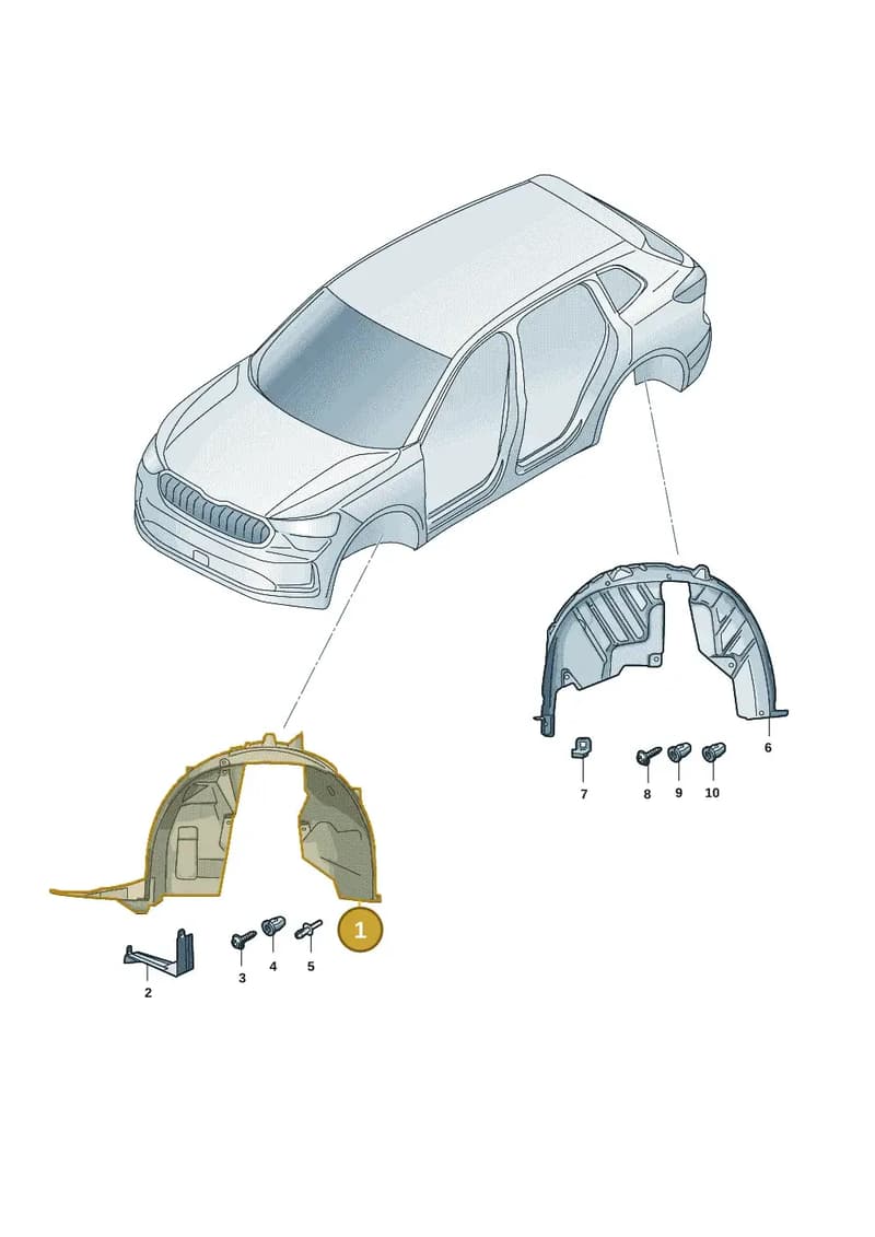 57H809957 — Skoda Kodiaq (2024-2024) diagram 57h821050, position 1