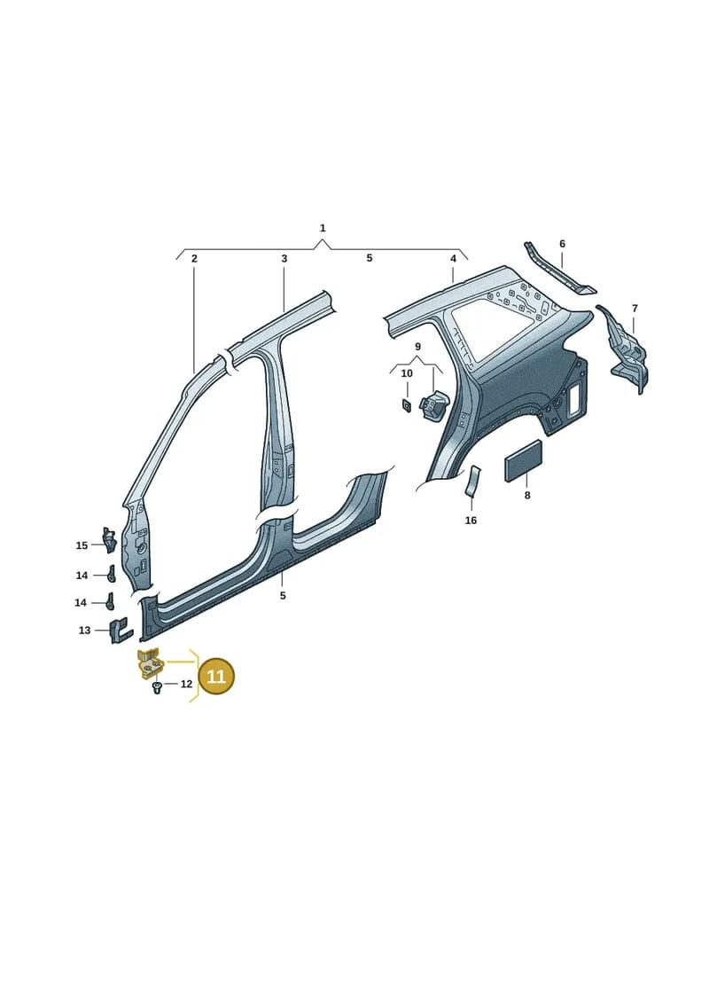 57H810334 — Skoda Kodiaq (2024-2024) diagram 57h809050, position 11