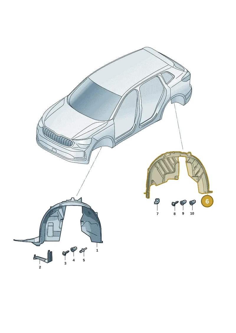 57H810969A — Skoda Kodiaq (2024-2024) diagram 57h821050, position 6