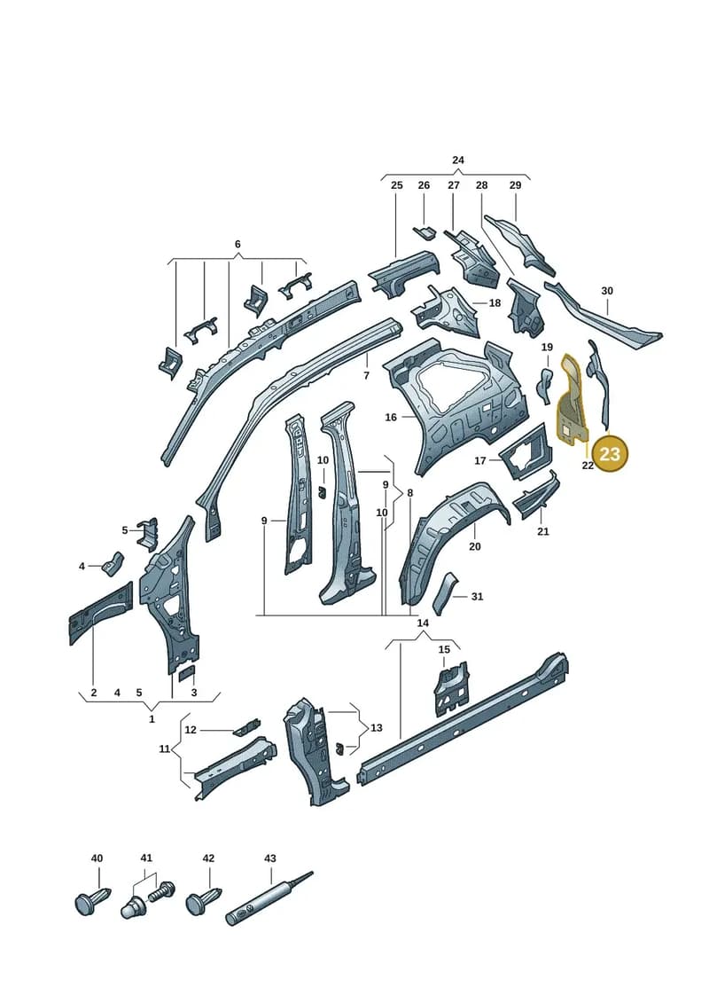 57H813320 — Skoda Kodiaq (2024-2024) diagram 57h809000, position 23