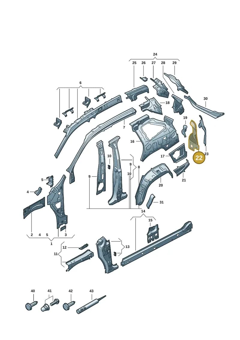 57H813482A — Skoda Kodiaq (2024-2024) diagram 57h809000, position 22