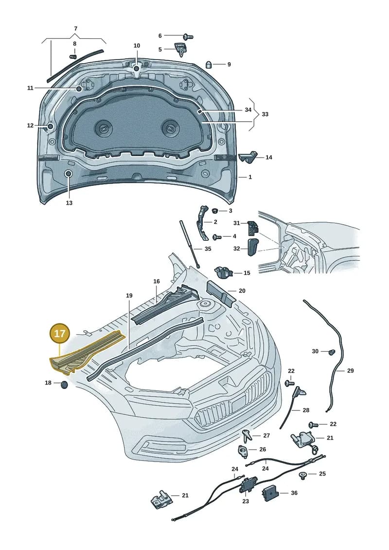 57H8194169B9 — Skoda Kodiaq (2024-2024) diagram 57h823000, position 17