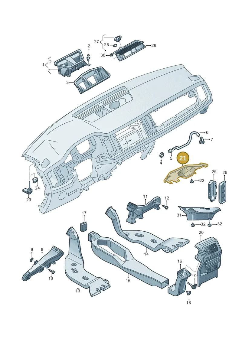 57H819593 — Skoda Kodiaq (2024-2024) diagram 804819300, position 21