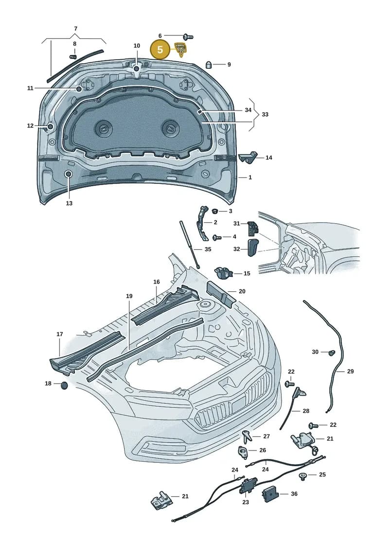 57H823186 — Skoda Kodiaq (2024-2024) diagram 57h823000, position 5