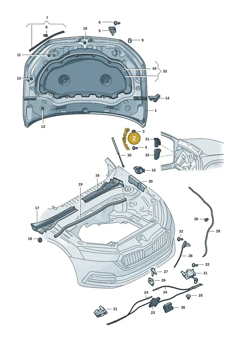 57H823302 — Skoda Kodiaq (2024-2024) diagram 57h823000, position 2