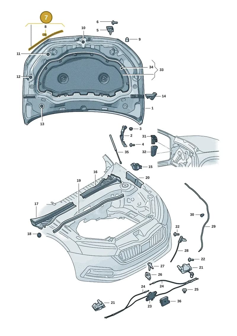 57H823707 — Skoda Kodiaq (2024-2024) diagram 57h823000, position 7