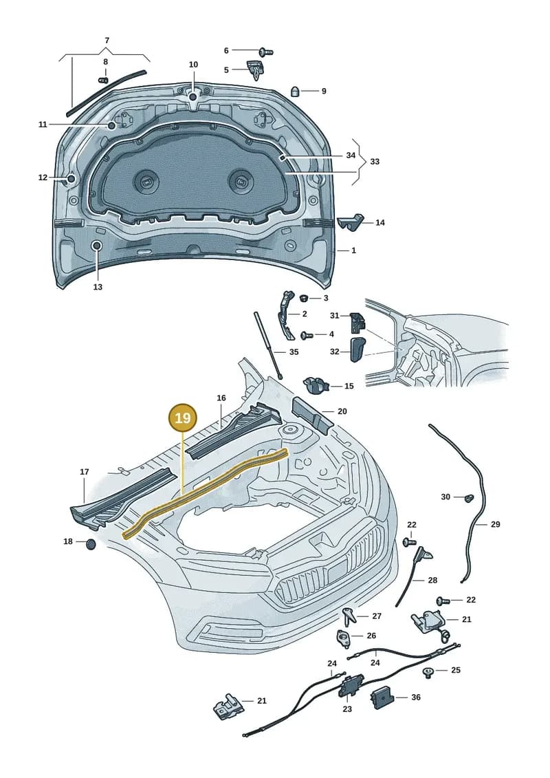 57H823723 — Skoda Kodiaq (2024-2024) diagram 57h823000, position 19