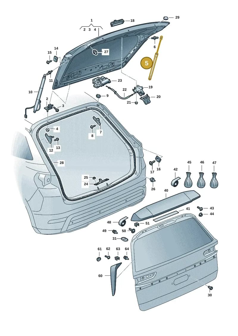 57H827550 — Skoda Kodiaq (2024-2024) diagram 57h827000, position 5