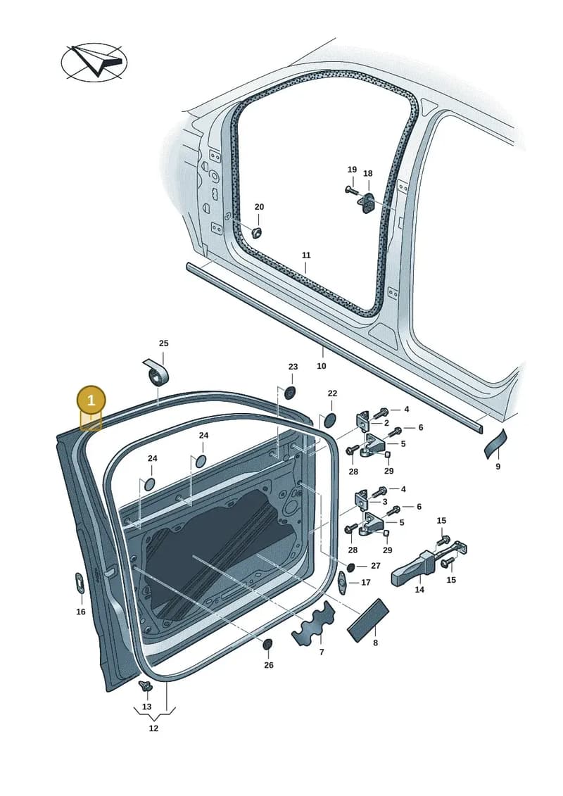 57H831052 — Skoda Kodiaq (2024-2024) diagram 57h831000, position 1