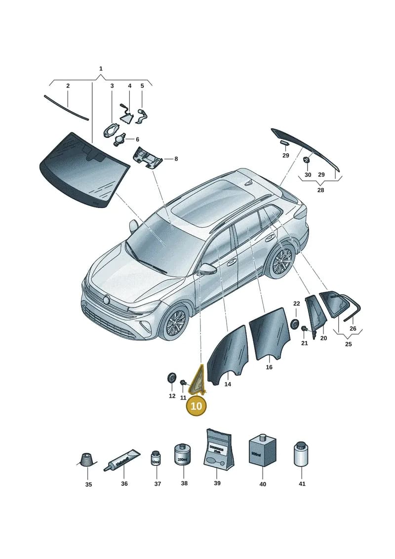 57H845114 — Skoda Kodiaq (2024-2024) diagram 57x845000, position 10